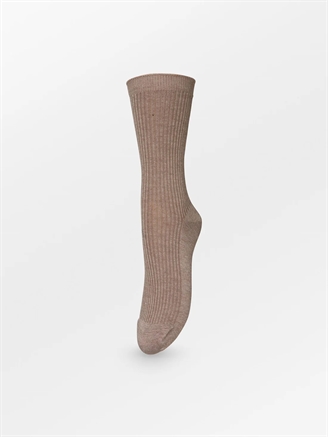 Becksöndergaard Telma Solid Sock Beige Melange